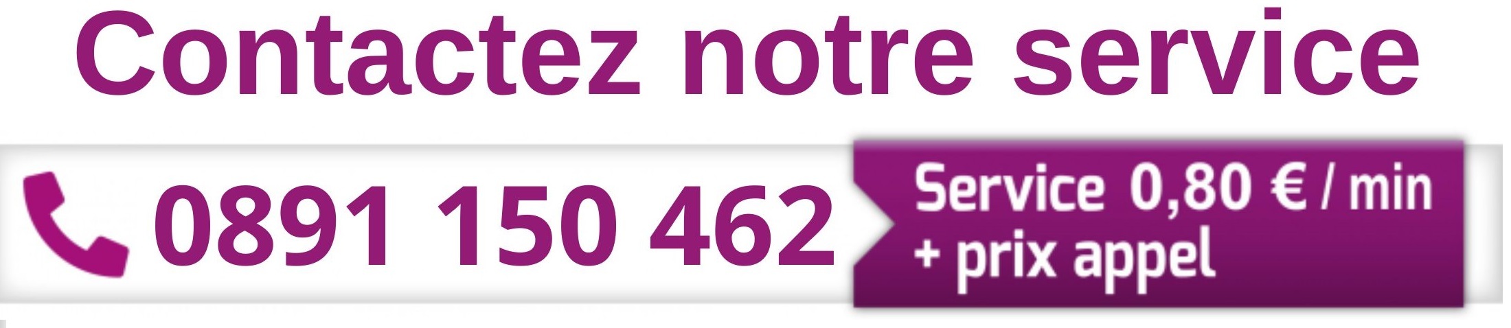 Contactez notre service